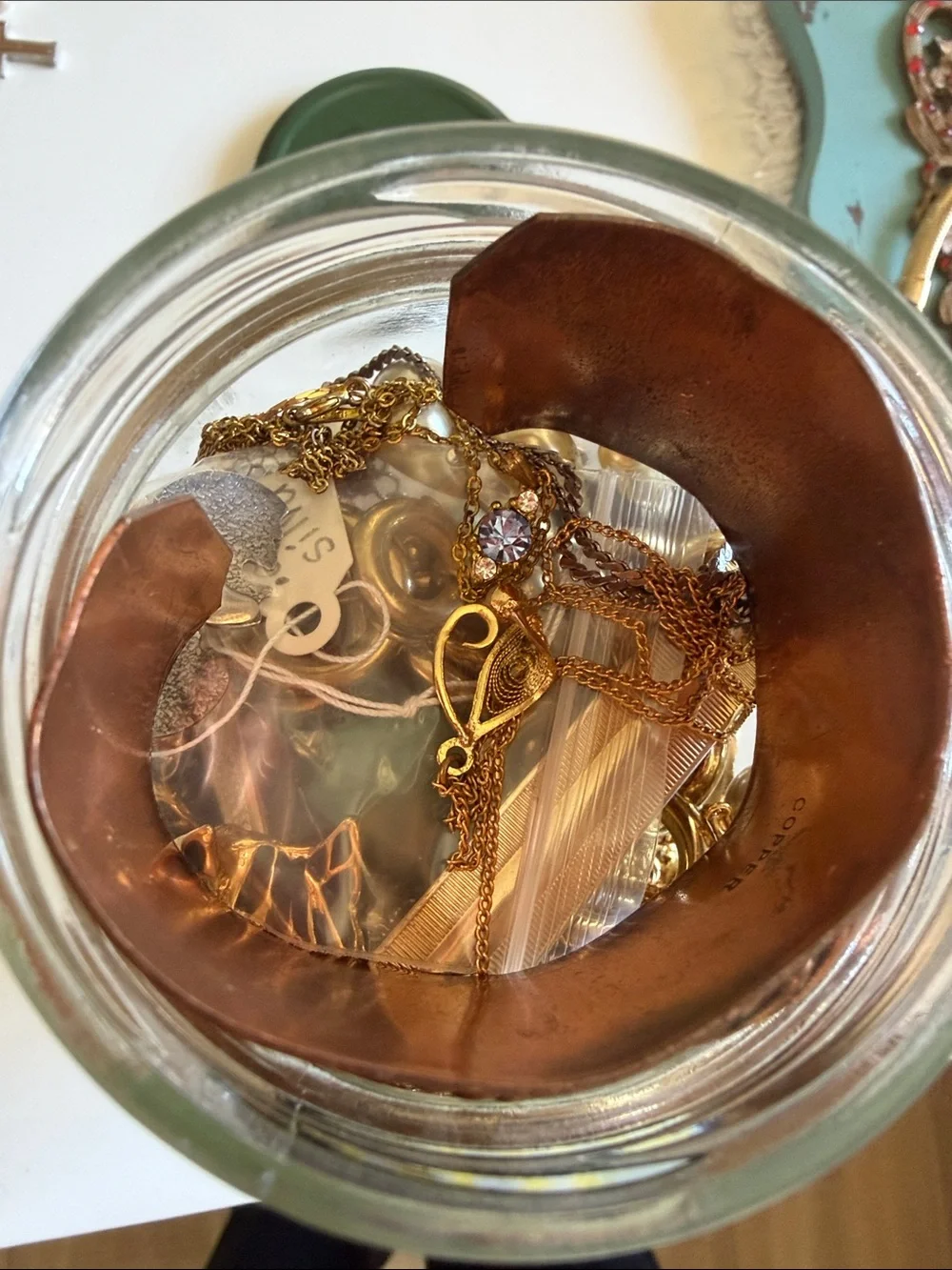 Travel with my mystery jewelry jar - yes to some signed pieces!